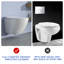 Toilette murale une pièce Rainlex RX-T39W