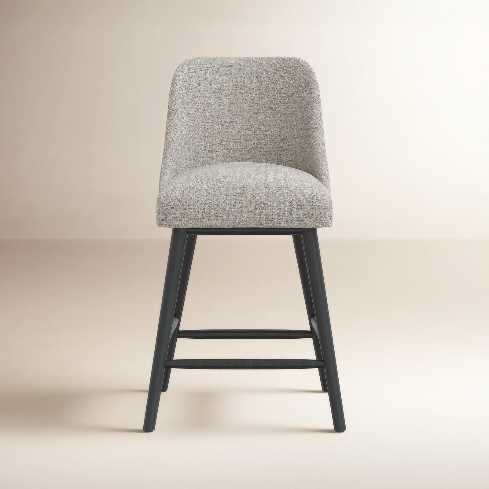 Gallie Counter & Bar Stool, Counter Stool (27" Seat Height), Classic Elephant Boucle