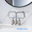 2-handle Bathroom Faucet with Drain Assembly-73457316