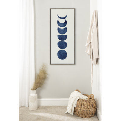 «Linear Moon Phases» par Teju Reval, reproduction d'art sur toile encadrée