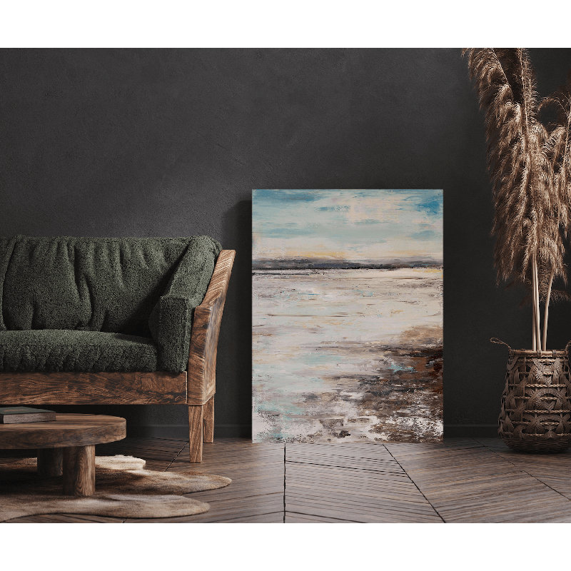Sandbar - Artist Enhanced Canvas Print, 24" H x 20" W x 1" D, Unframed