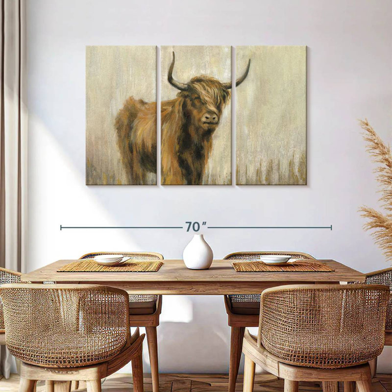 Highland Mountain Cow I, 36" H x 57" W