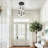 5-Light Cluster Pendant Lamp With Hammered Glass-1014804241