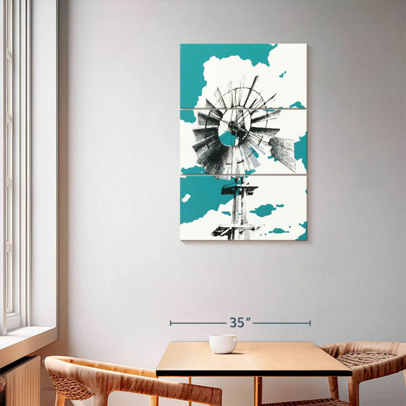 Lilie Texas Wind, 57" H x 36" W