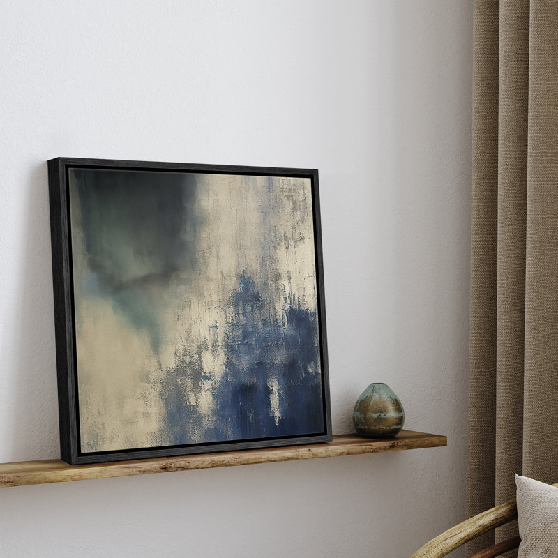 Reproduction d'art encadrée sur toile encadrée pour décoration de salon, Noir, H 16,8 po x l 16,8 po