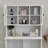 Two-Compartment Tilt-Out Dirty Laundry Basket Tall Bathroom Cabinet With 2 Adjustable Shelves-White-1519125300