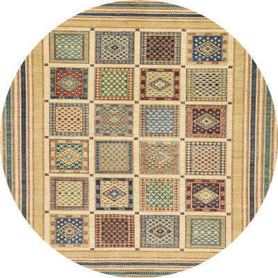 Tapis décoratif multicolore à motif abstrait