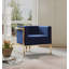 Fauteuil en velours de 31,5 po de large Kula-28848097