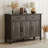 47.2" Large Buffet Cabinet Sideboard With Drawers,Shelves And Doors-1295968724