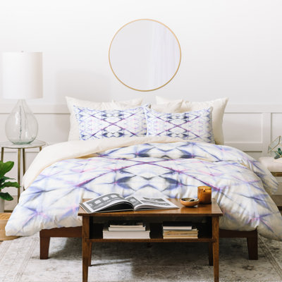 Eclectic Polyester Geometric Shapes Duvet Cover