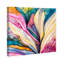 Pétales colorés à l'intérieur sur toile-1063230255