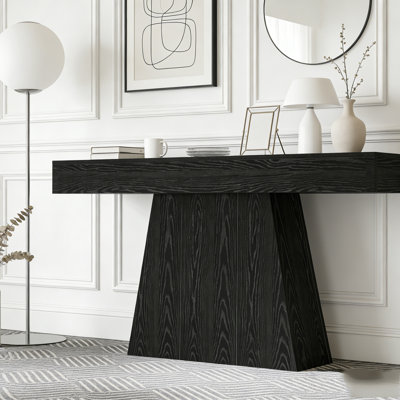 Table d'entrée avec table trapézoïdale Farmhouse Console