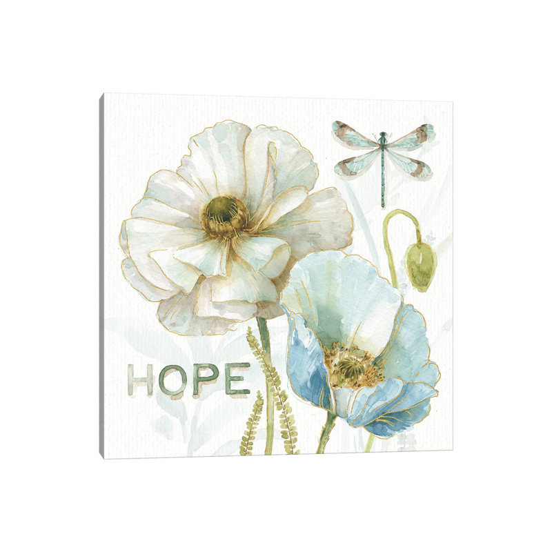 My Greenhouse Flowers Hope by Lisa Audit - Wrapped Canvas Gallery-Wrapped Canvas Giclée, 30.48cm H x 30.48cm W