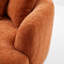 Canapé modulaire courbé en mousse Boucle 134,63 po-162650863