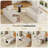  104.3" Upholstered Cloudy Sectional-2060531157