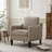 Upholstered Armchair with Solid Wood Legs (Set of 2)-845127785