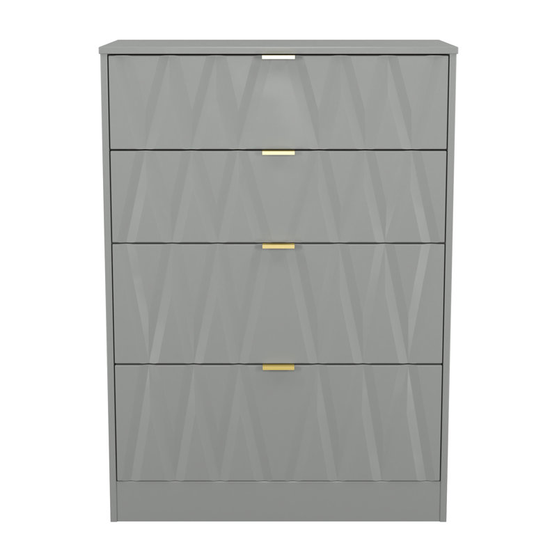77cm W 4 - Drawer Chest of Drawers, Dusk Grey