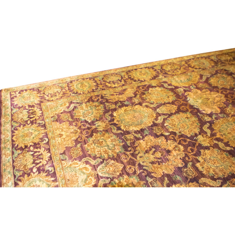 Tapis rouge noué à la main de haute qualité