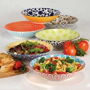 Certified International Chelsea Set Of 6 Dinner Bowls