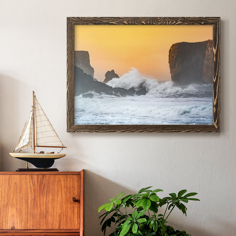 Vaporisateur encadré sur toile, Noyer, H 22 po x l 32 po