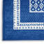 Géométrique bleu / blanc intérieur-1145961519