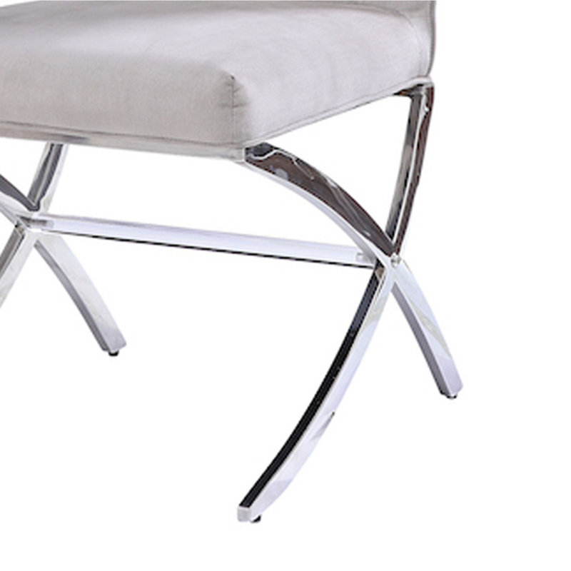 Chaise d'appoint en métal Mayreni