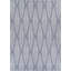 Tapis décoratif gris d’intérieur/extérieur tissé à plat à motif floral aaryahi-1488945433