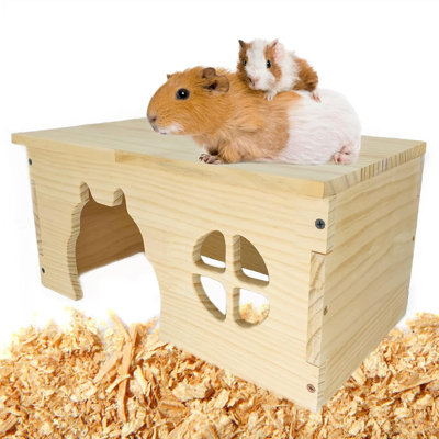 Wooden Guinea Pig Hideout