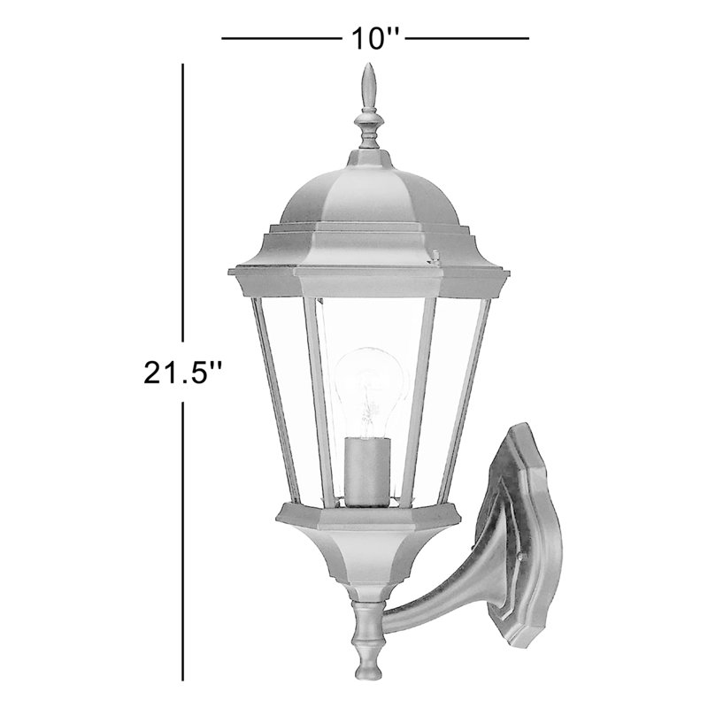 Howa Wall Light, Burled Walnut, Clear Beveled