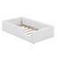 Lit plateforme tapissier avec garde-corps et station de charge