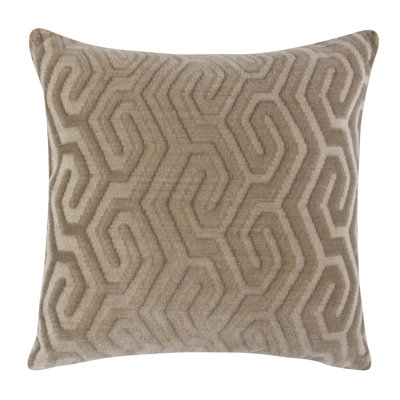 Zulu Claret Luxury Square Pillow Cover & Insert