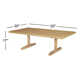 Rune Solid Wood Single Coffee Table