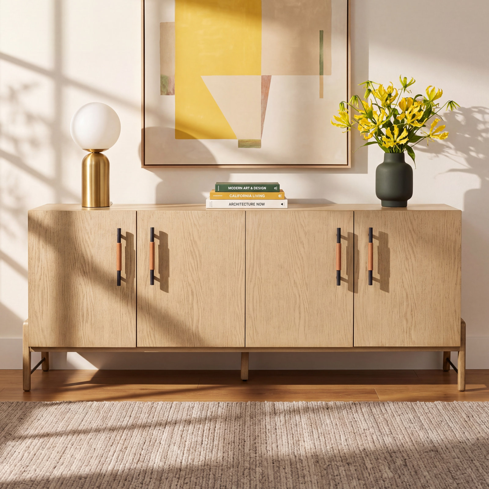 Karsten Oak Sideboard, Yucca Oak
