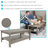Piroska Rectangular MDF Wood Coffee Table with Shelf