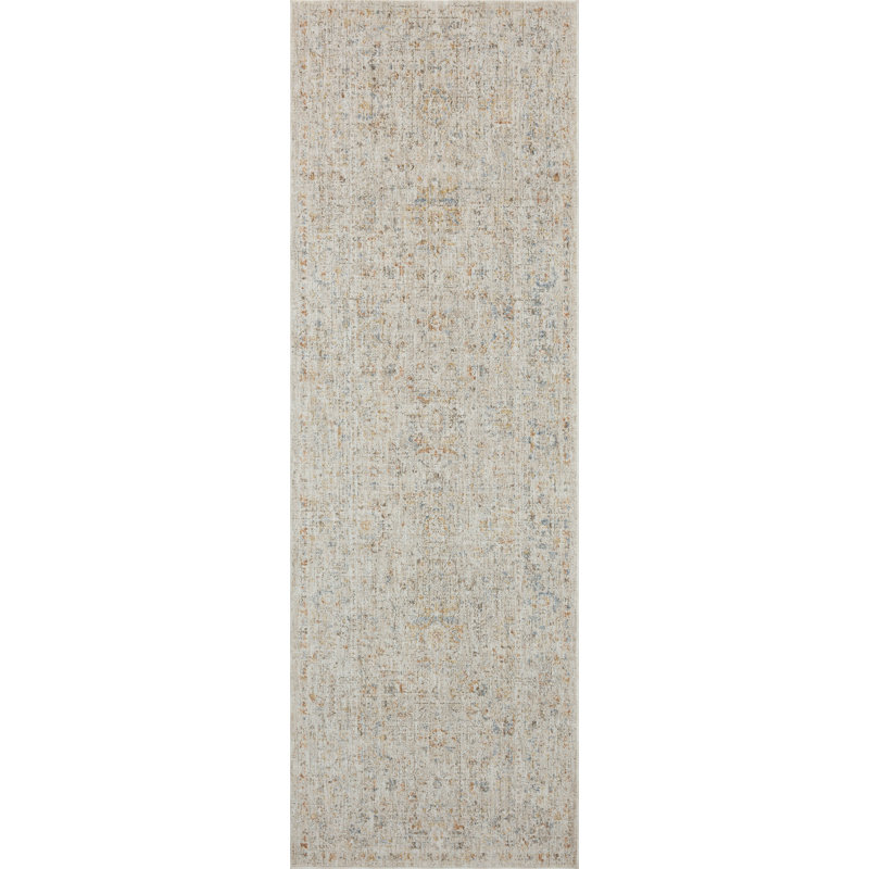 Amber Lewis x Loloi Honora Bone / Multi Area Rug, Runner 2'7" x 8'