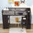 Giacamo Twin 6 Drawer Loft Bed with Built-in-Desk by Harriet Bee-300288247