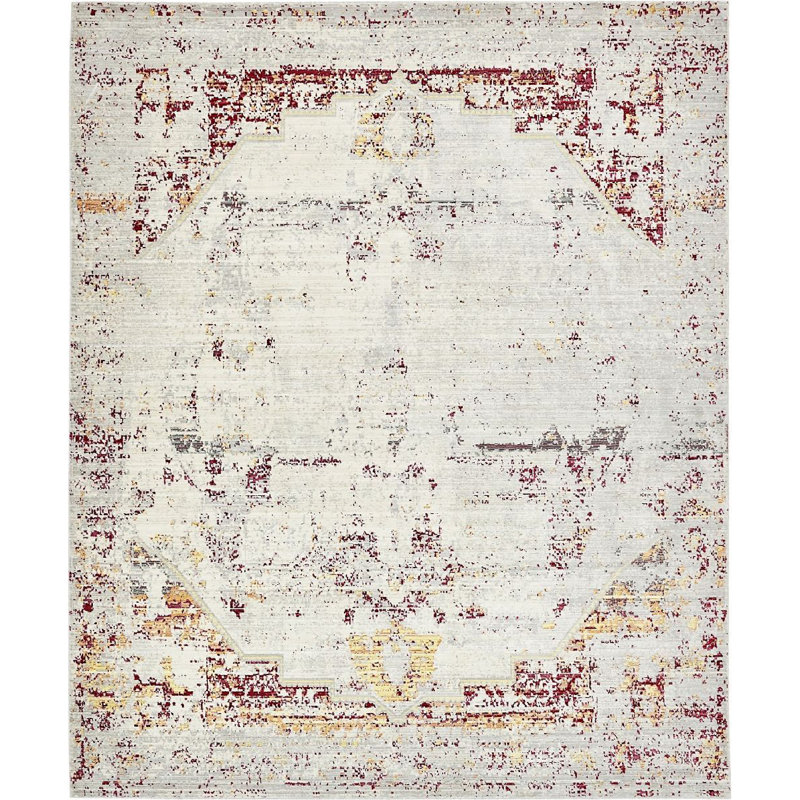 Donminique Geometric Indoor Rug, Rectangle 4' x 6'