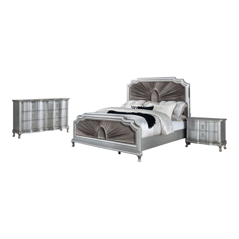 Kastin Solid Wood Piece Bedroom Set, California King
