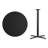 Carrus Round Laminate Table Top with Height Table Base-31302220-31302221