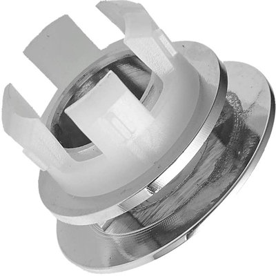 Double 1.22 In. Sink Basin Trim Overflow Cover Brass Insert In Hole Round Caps