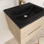 Meuble-lavabo simple 24 po avec comptoir en quartz intégré