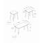 Ensemble de table, ensemble de 3 pièces, décor, café, bout, salon, contemporain-121109950