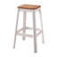 Tabouret 30 "en bois massif-1091920234