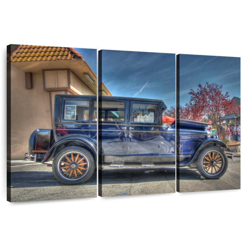 Jeep bleu rétro