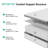 Novilla 3-Zone Design Medium Gel Memory Hybrid Mattress in a box-979408478-979408476