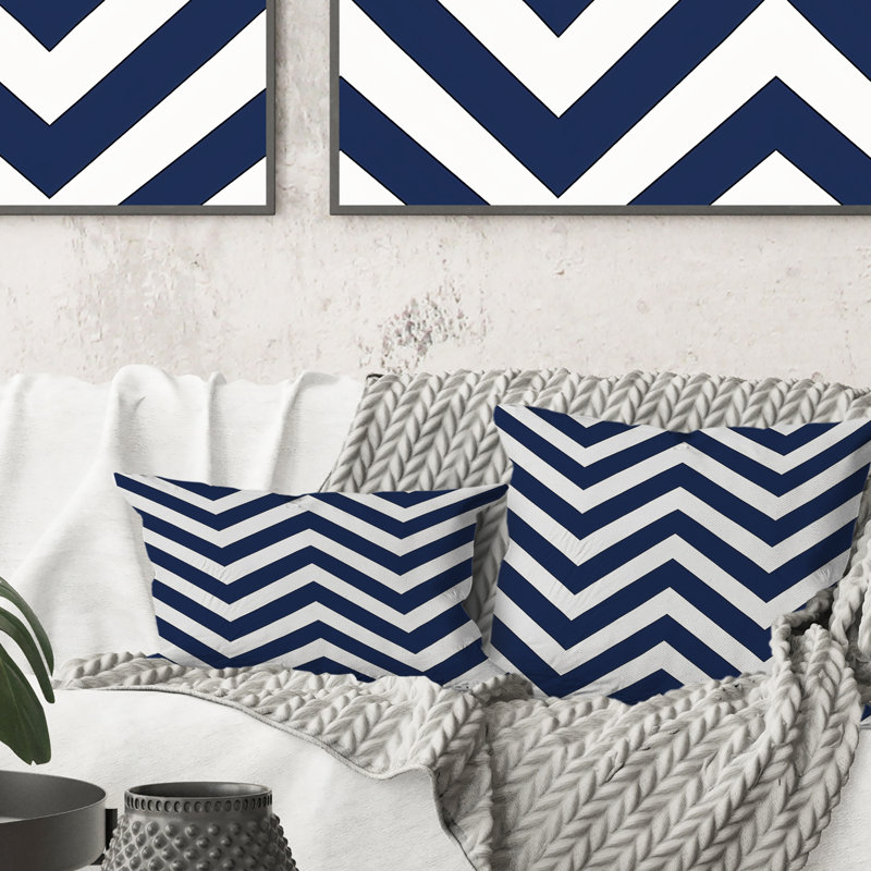 Chevron Charm - Chevron Lumbar Pillow