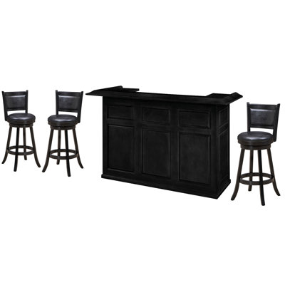 72'' Bar Set with Three Stools By RAM Game Room