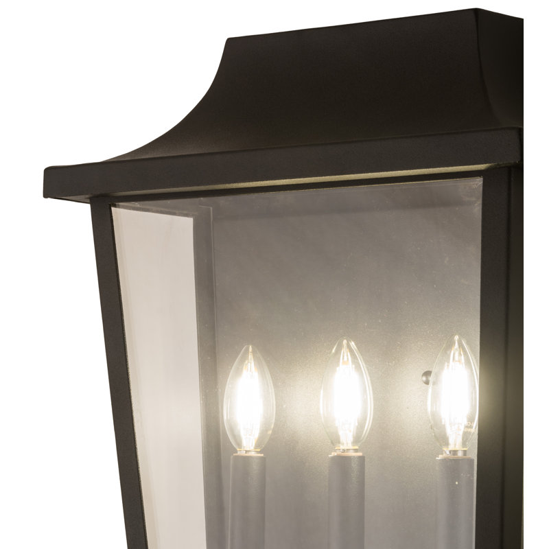 Omega Steel Flush Mounted Sconce