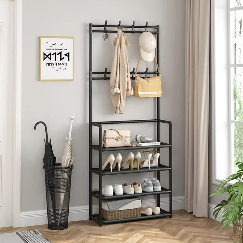 Hall Tree 60cm Wide, Black