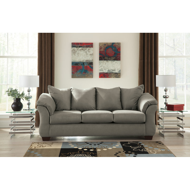Darcy Sofa, Loveseat and Recliner, Gray